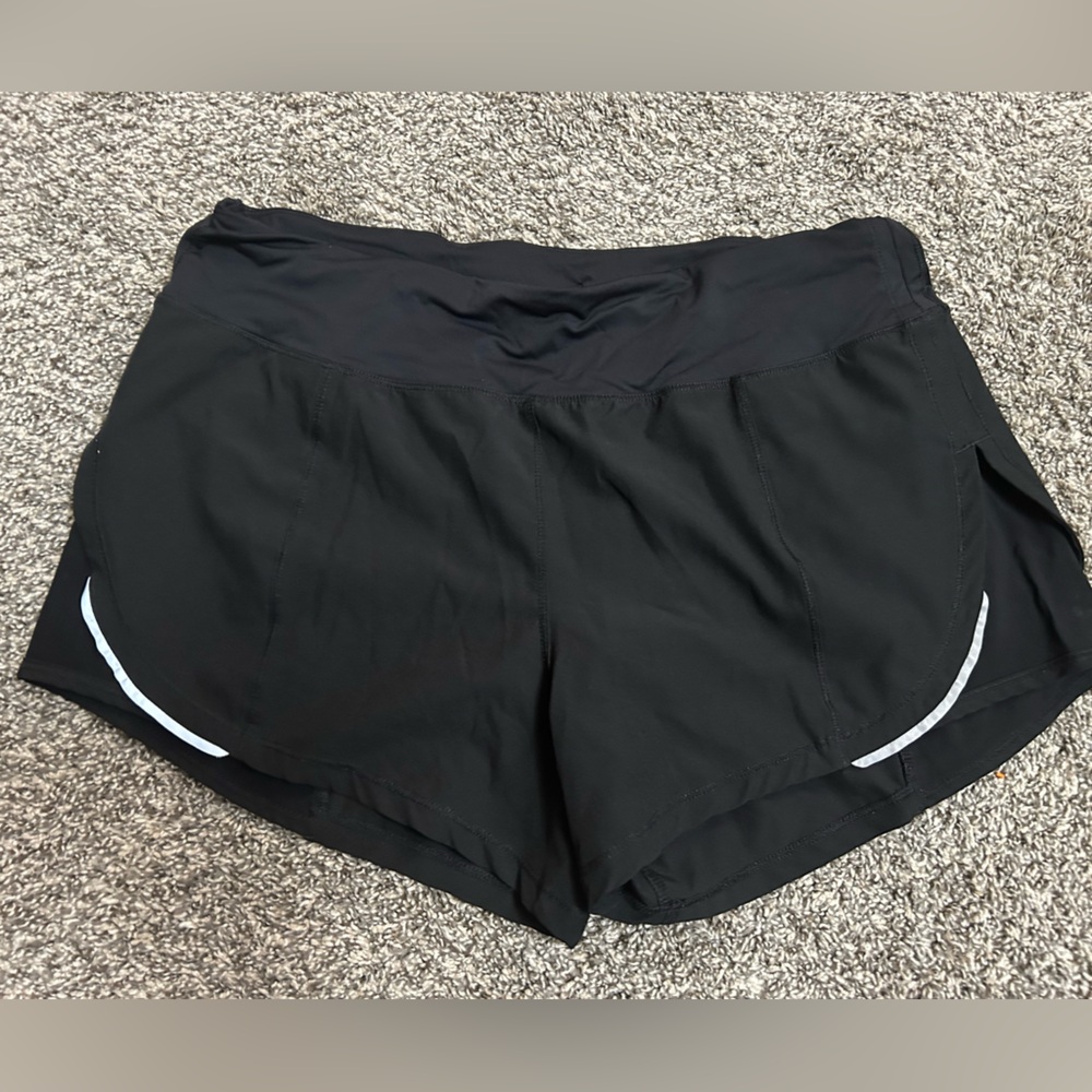 Zyia Large Black Mesh Energy Shorts